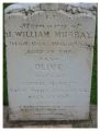 Headstone of Olive Goodwin and Son William Murray.  
Stone found and photographed by Ruth Rushton