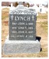 Headstone of John J. Lynch and Wife Lena T. Sullivan and Sons, John E and Henry B.